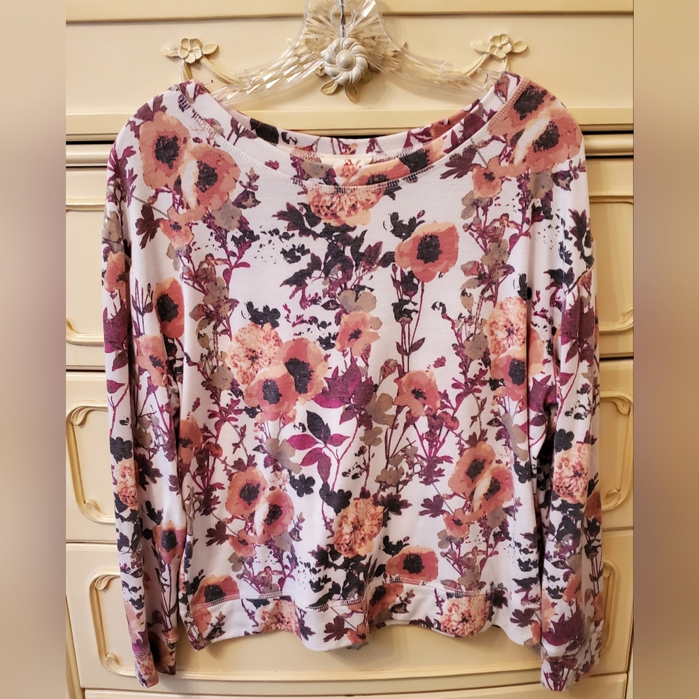 Boho Jane Autumn Floral Top S